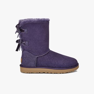 Ugg Bailey Bow II Twinkle Women Classic Boots Purple (9150XMTNG)